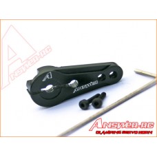 Bandeiras Servo Answer-RC Futaba, Savox, Ace 25 dentes - Preta